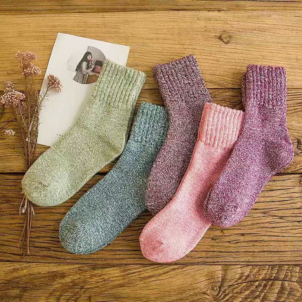 Women's Thickened Thermal Middle Tube Wool Socks