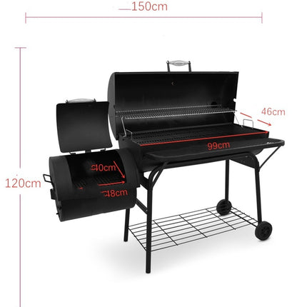 Courtyard Barbecue Grill Outdoor American Charcoal Household