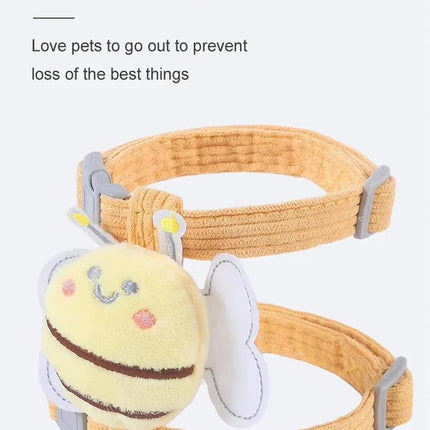 Cat Small Dog Wings Decoration Adjustable Chest Harness Leash Set Pet Supplies