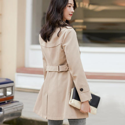 Ladies New Double Breasted Short Coat