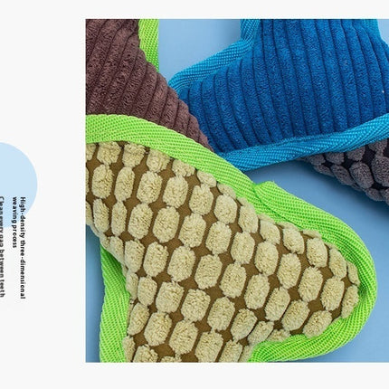 Dog Voice Plush Toy Bone Grinding Teeth