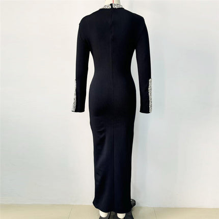 Basic Retro Elegance Bandage Dress