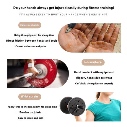 Fitness Training Shock-absorbing Half Finger Gloves