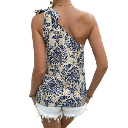 Printed Casual Vacation Beach Women's Top Summer