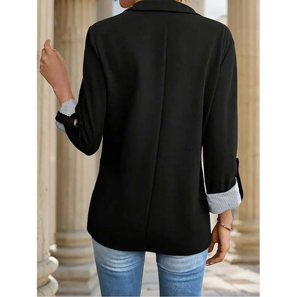 Women's Casual Blazers Open Front Long Sleeve Work Office Suit Jackets Blazer Business Casual Outfits