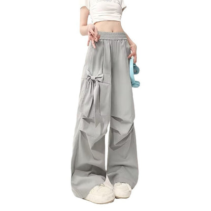 Loose Straight Casual Girl Design Sense Workwear Pants