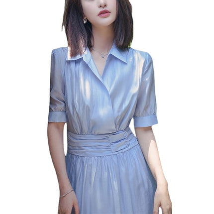 French Style Retro First Love Tea Break Long Chic Dress