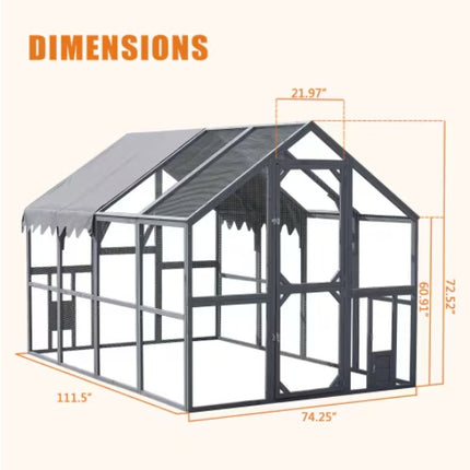 Outdoor Chicken Coop Fence