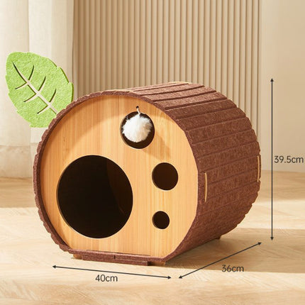 Cat Scratch Board Felt Nest Four Seasons Universal Tree Pet Supplies