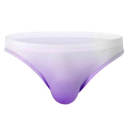 Men's One-piece Low Waist Loose Gradient Briefs