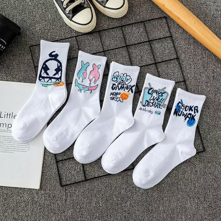 Socks Tube Socks Long Men's Sports White Breathable