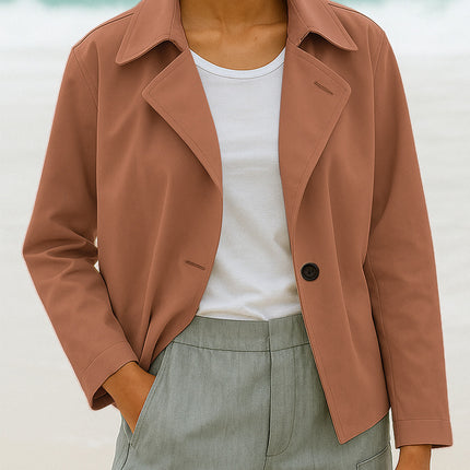 Jacket Coat Women's Solid Color Short Small Suit