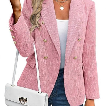 Women's Clothing Solid Color Suit Autumn Simplicity Style