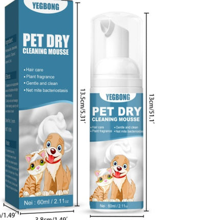 Pet Dry Wash Dry Cleaning Foam Body Wash For Cat And Dog Bath