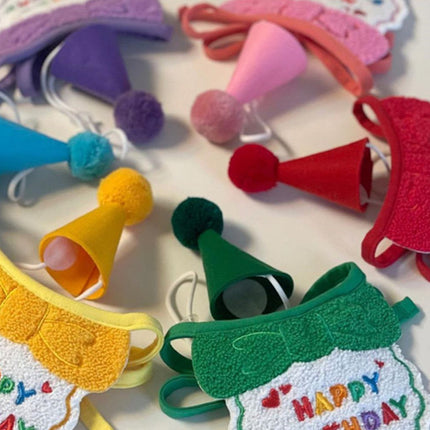 Pet Dog Fashion Special Decoration Bib Hat