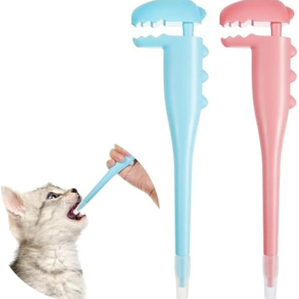 2 Pcs Pet Pill Shooter For Cat Dog Pill Shooter Pet Pill Dispenser Cat Pill Gun Oral Tablet Capsule Silicone Syringes With Soft Tip For Cats Dogs Small Animals