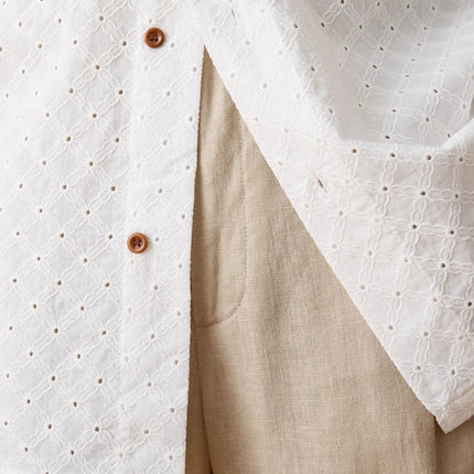 Pure Cotton Breathable Summer Refreshing Short Sleeve