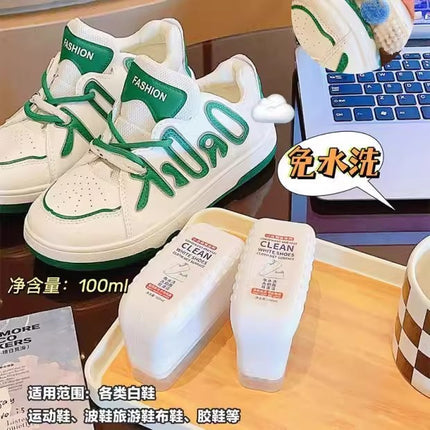 Cleaning Agent Leather Shoe Brush Scrubbing