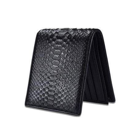 Men's Short Casual Leather Large Capacity Horizontal Wallet