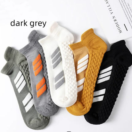 Outdoor Running Basketball Socks Towel Massage Footbed Thickening Sweat-absorbing Men's Socks