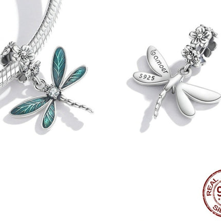 Natural Animal S925 Sterling Silver Ornament Wholesale Beaded Female Accessories