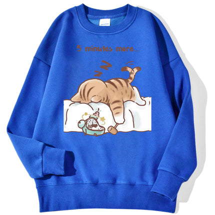 Let Me Sleep For Another Five Minutes Man Sudadera Korean Sweatshirt