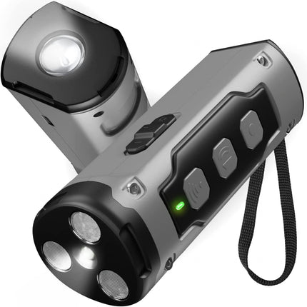 Dog Drive Ultrasonic Three-head Bark Plug Torch Dog Drive Artifact Anti Dog Bark Deterrent Device With LED Flashlight