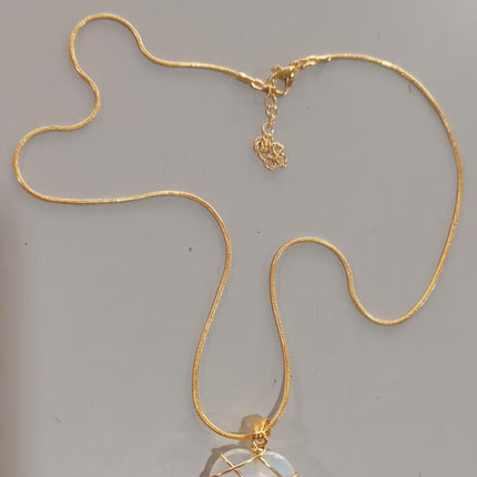 Fashion Moonstone Necklace For Cartoon Princess Love Girl Necklace Novelty Jewelry