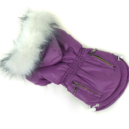 Zippered Cotton Padded Clothes For Pets