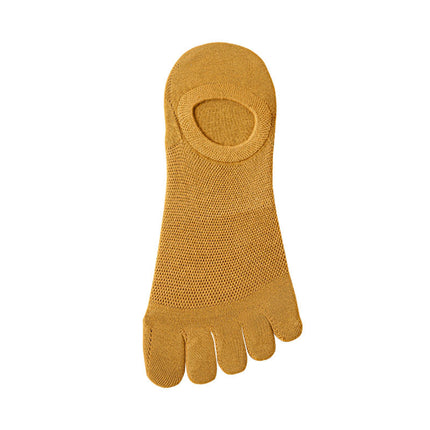 Men's Thin Mesh Breathable Five Finger Invisible Socks