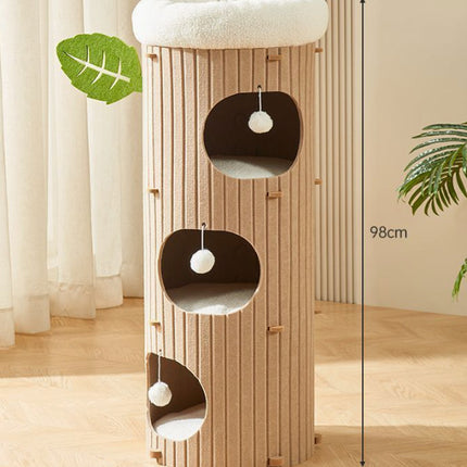 Cat Scratch Board Felt Nest Four Seasons Universal Tree Pet Supplies