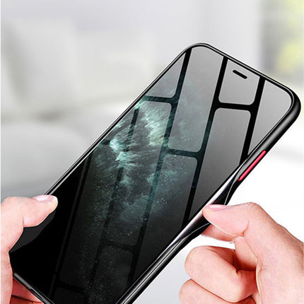 Drop-resistant Ultra-thin Frosted Silicone Transparent Protective Case