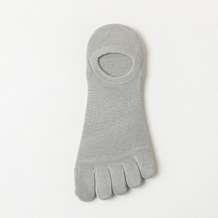 Men's Thin Mesh Breathable Five Finger Invisible Socks