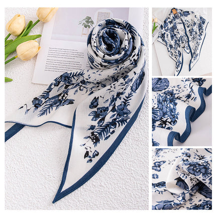 Vintage Print Polyester Fashion Scarf Dual-use Shawl