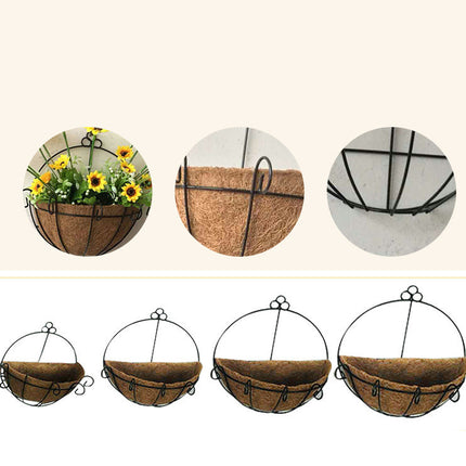 Creative Arts And Crafts Tieyi Coconut Brown Flower Pot