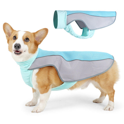 Pet Cold Feeling Dog Clothes Breathable Vest Heatstroke Prevention And Cooling