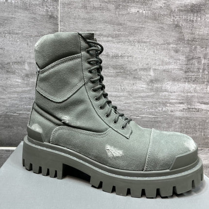 Men's Fashion Casual Round Head Mid-calf Viscose Dr Martens Boots