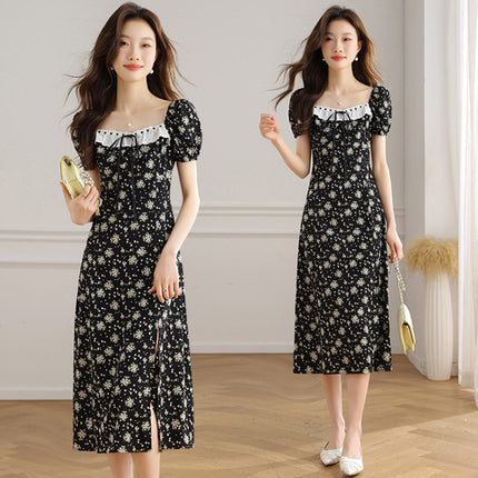 Black Shivering Niche Little Tea Break Skirt