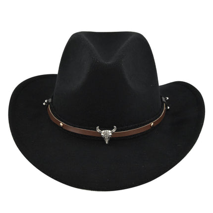 Cowhead Western Cowboy Hat Cornice