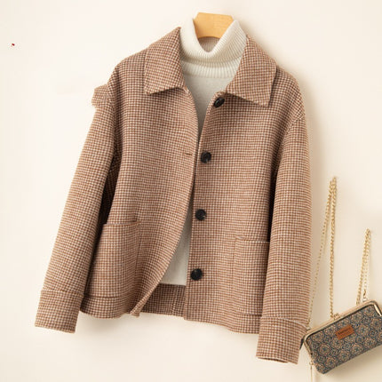 Small Loose Oversized Woolen Coat