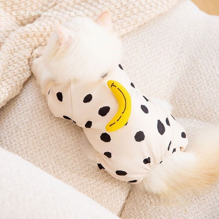 Cute Kitty Pet Clothes Anti-lint
