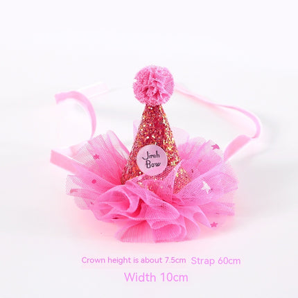 Cat Birthday Hat Bow Tie Flower Party Suit