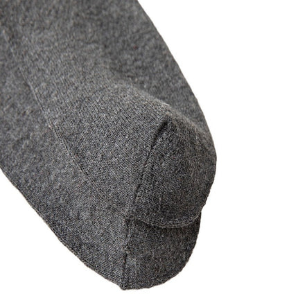 Wool Lined Socks With Flat Dotted Lines