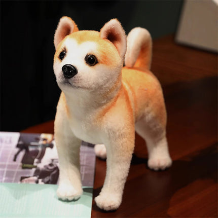 Simulation Dog Plush Toy Akita Doll