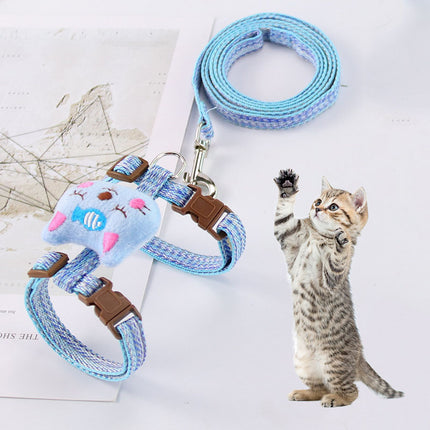 Adjustable Chest Strap For Pet I-shaped Walking Cat