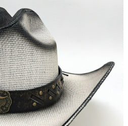Retro Cowboy Hat Cow Head Belt Decoration