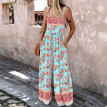 Sling Belt Pocket Color Women's Cat Suit