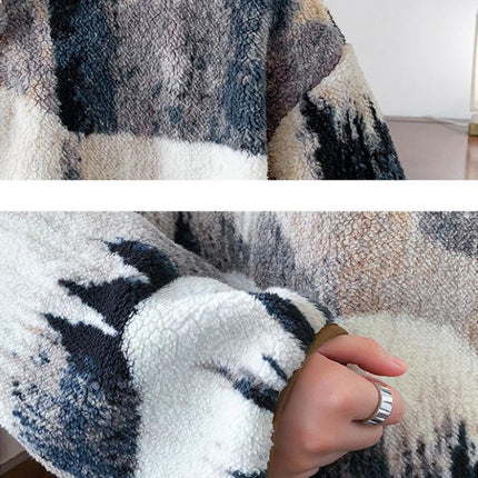 Fashion Men's Velvet Padded Thickened Sweater