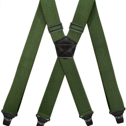 Men's Strap Clip Suspenders Rubber Buckle Aviation Suspender Pants