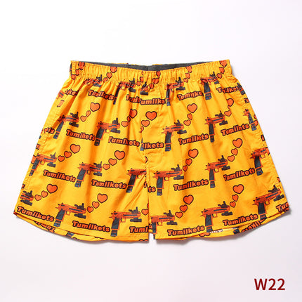 Men's Home Loose Plus Size Cotton Arrow Pants